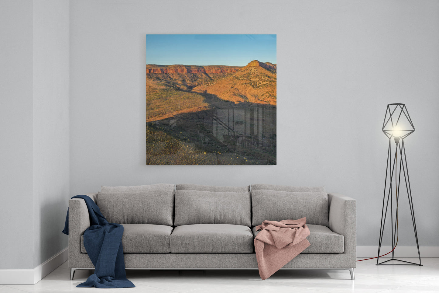 Entrance Point Abstracts #1 - Square Acrylic Print