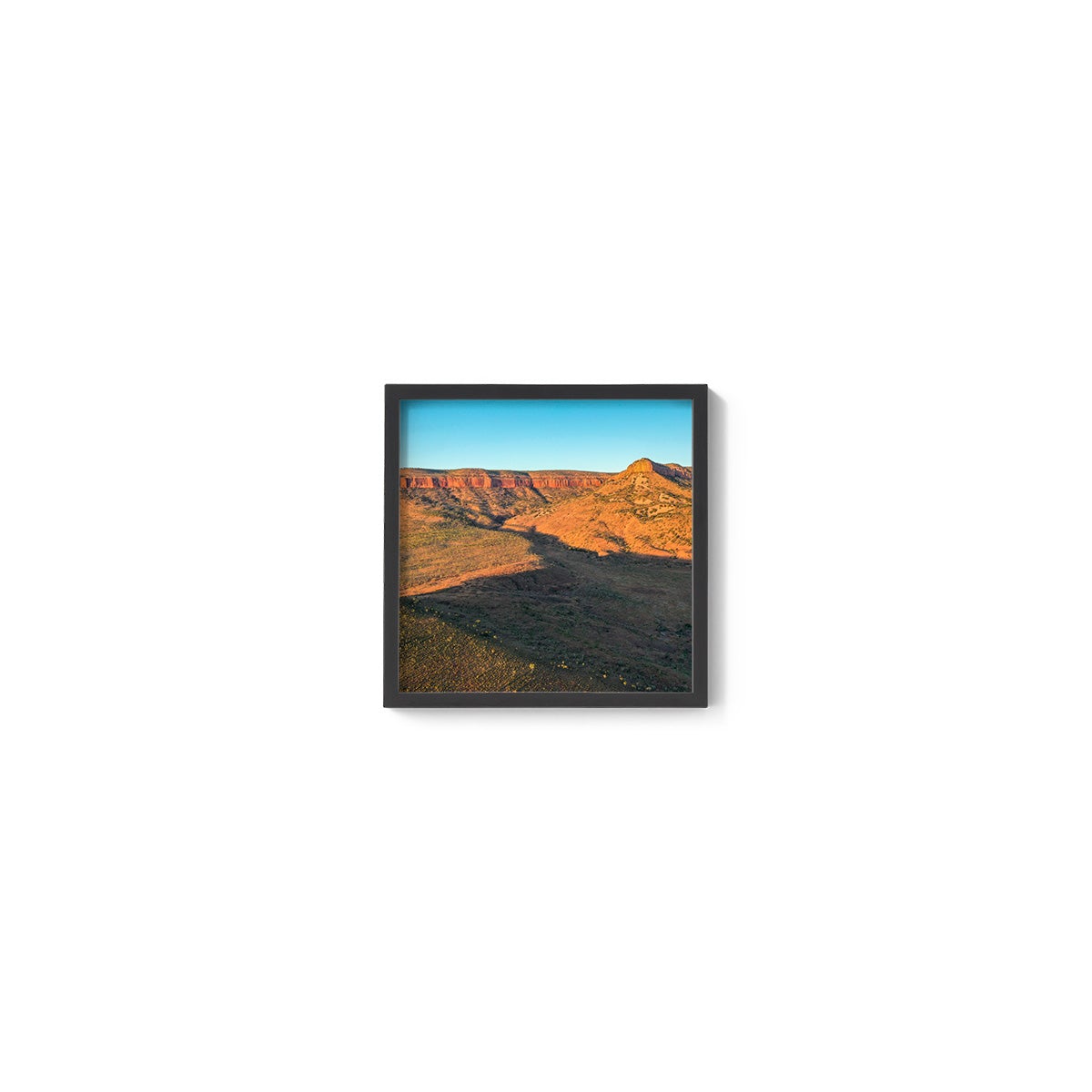 Cockburn Range Sunset - Square Framed Print