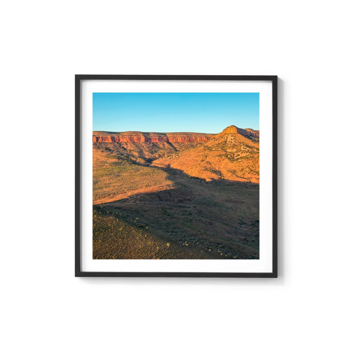 Cockburn Range Sunset - Square Framed Print