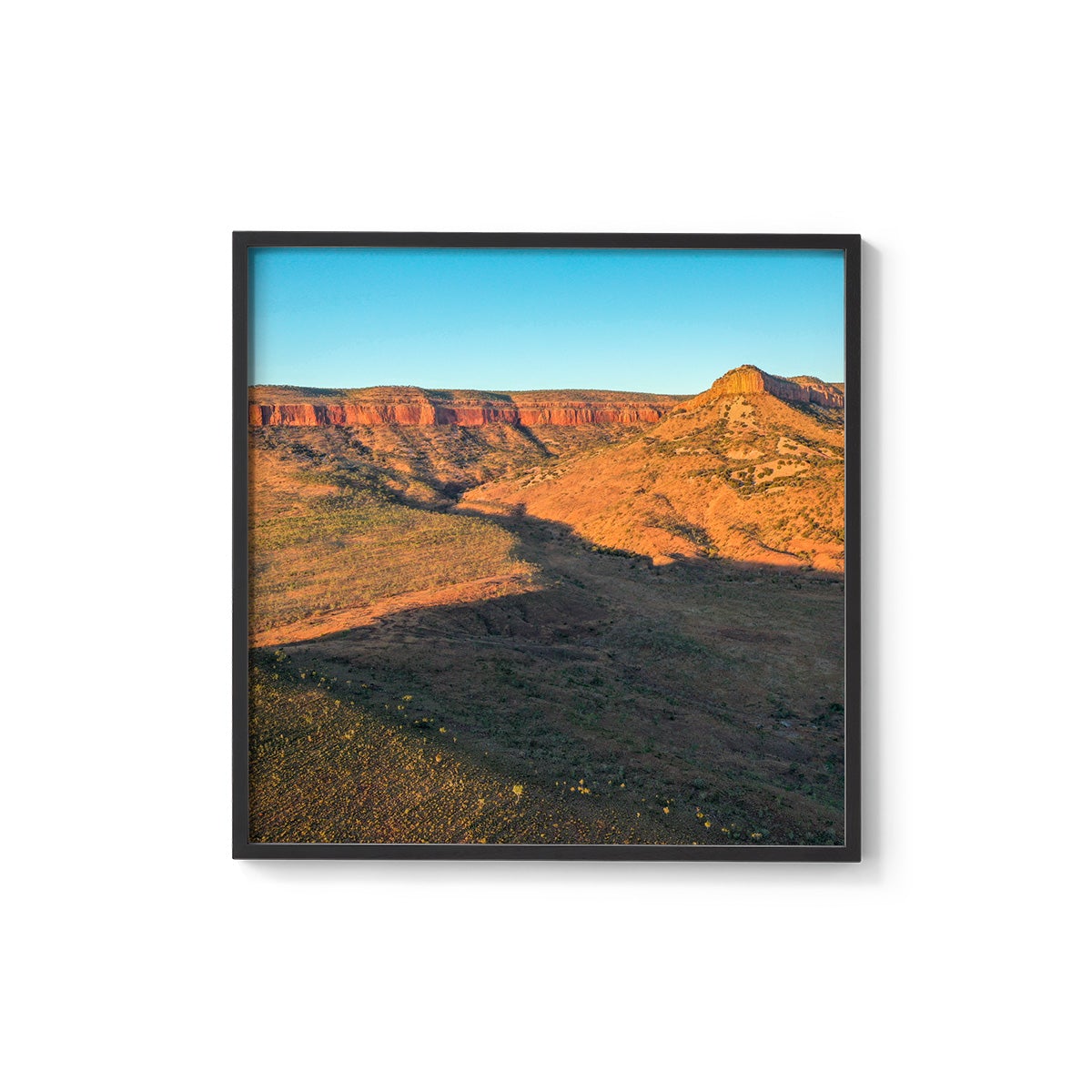 Cockburn Range Sunset - Square Framed Print