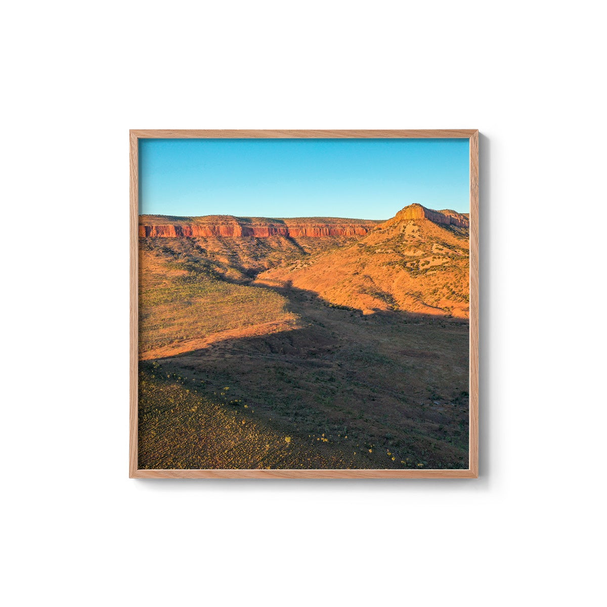 Cockburn Range Sunset - Square Framed Print