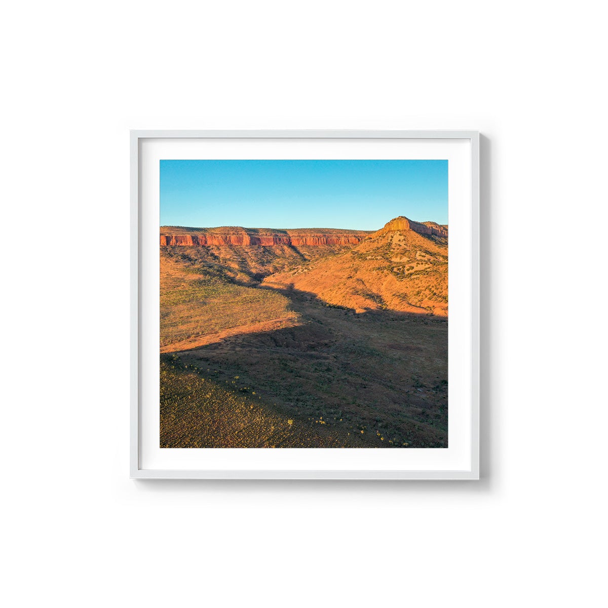 Cockburn Range Sunset - Square Framed Print