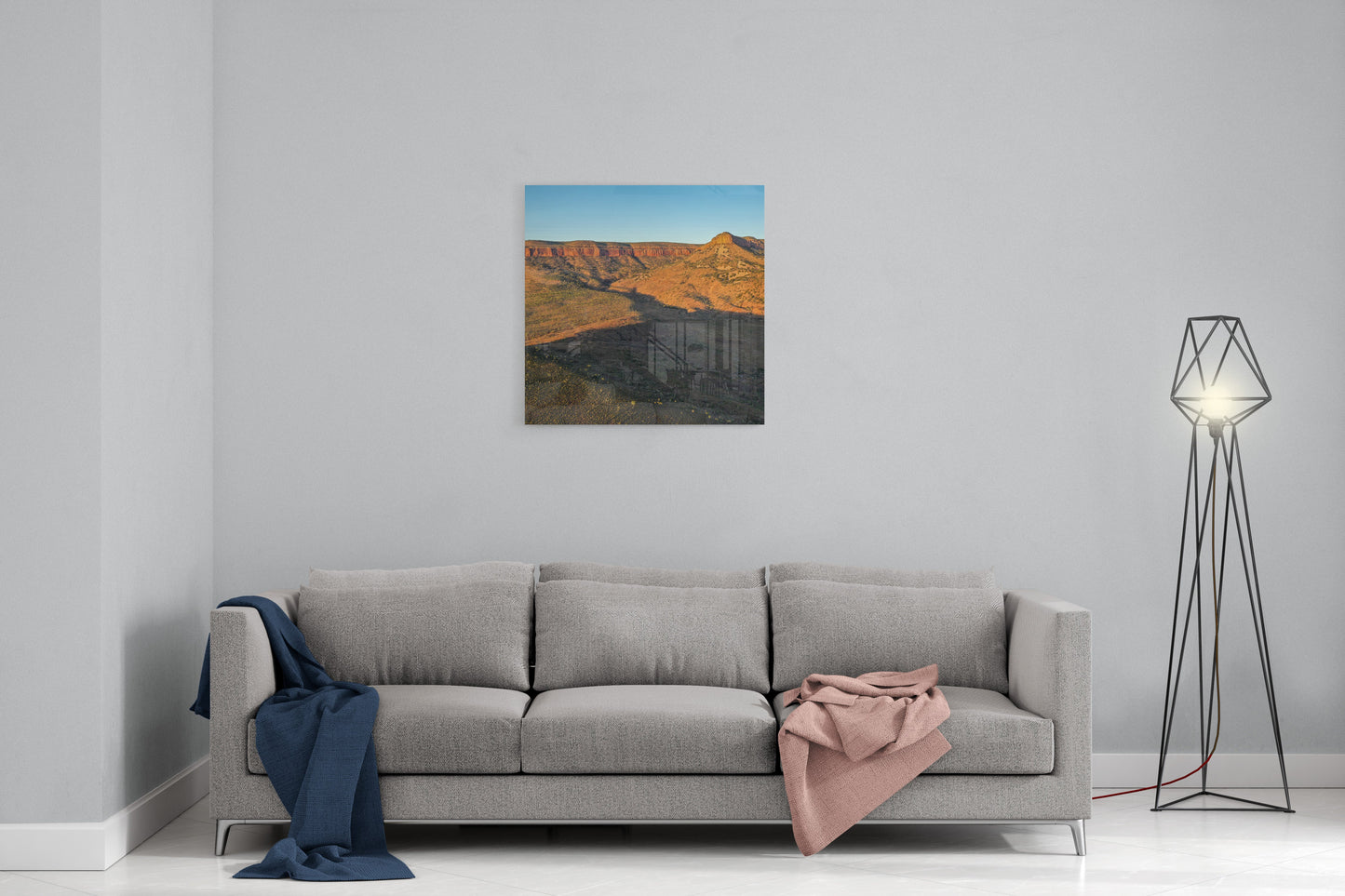 Entrance Point Abstracts #1 - Square Acrylic Print