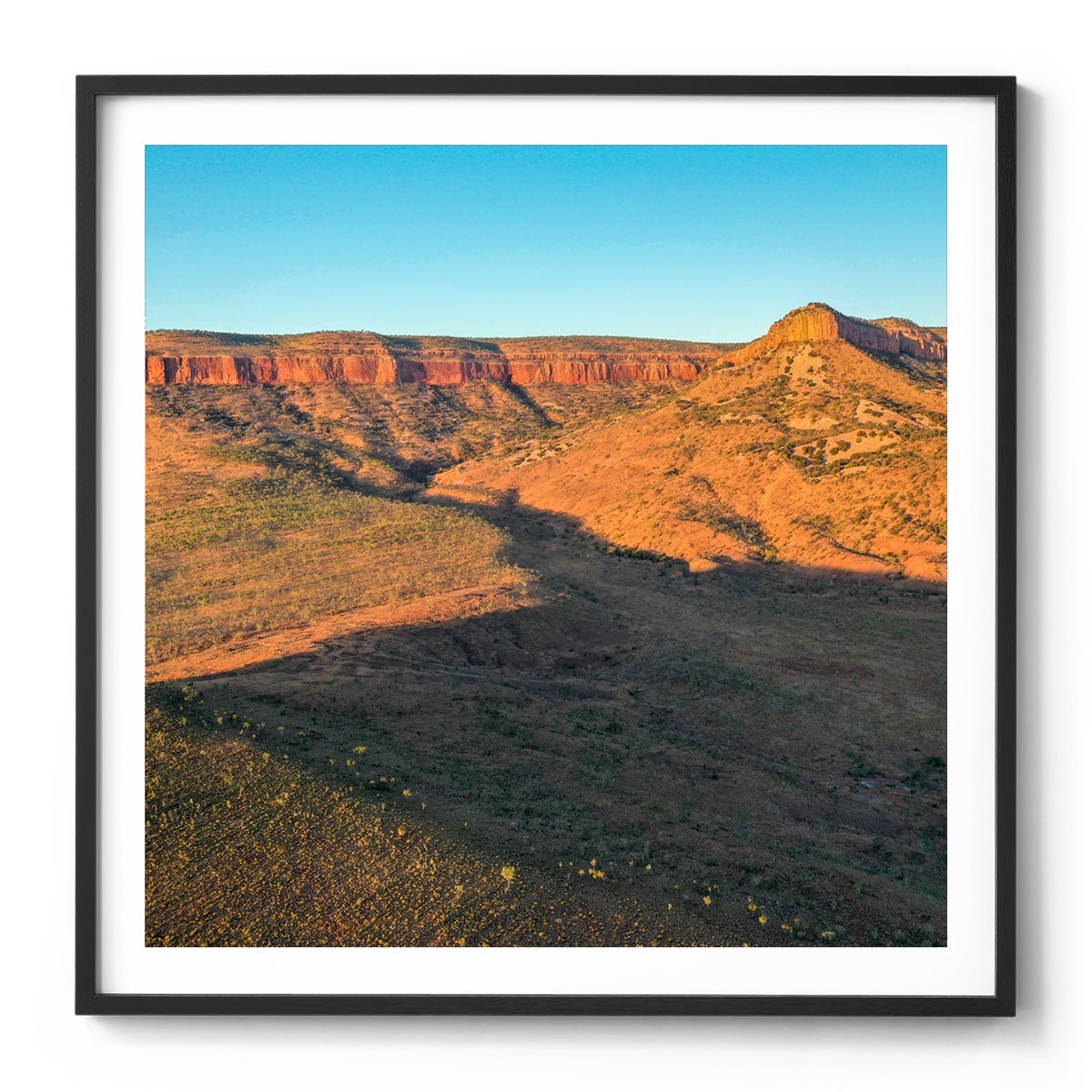 Cockburn Range Sunset - Square Framed Print