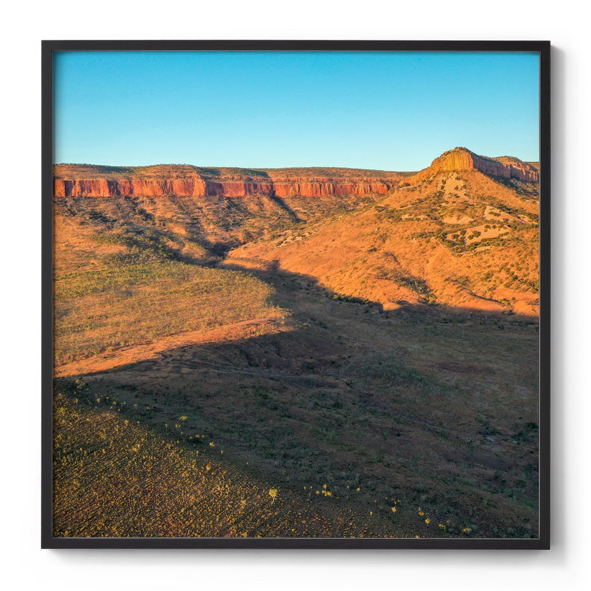 Cockburn Range Sunset - Square Framed Print