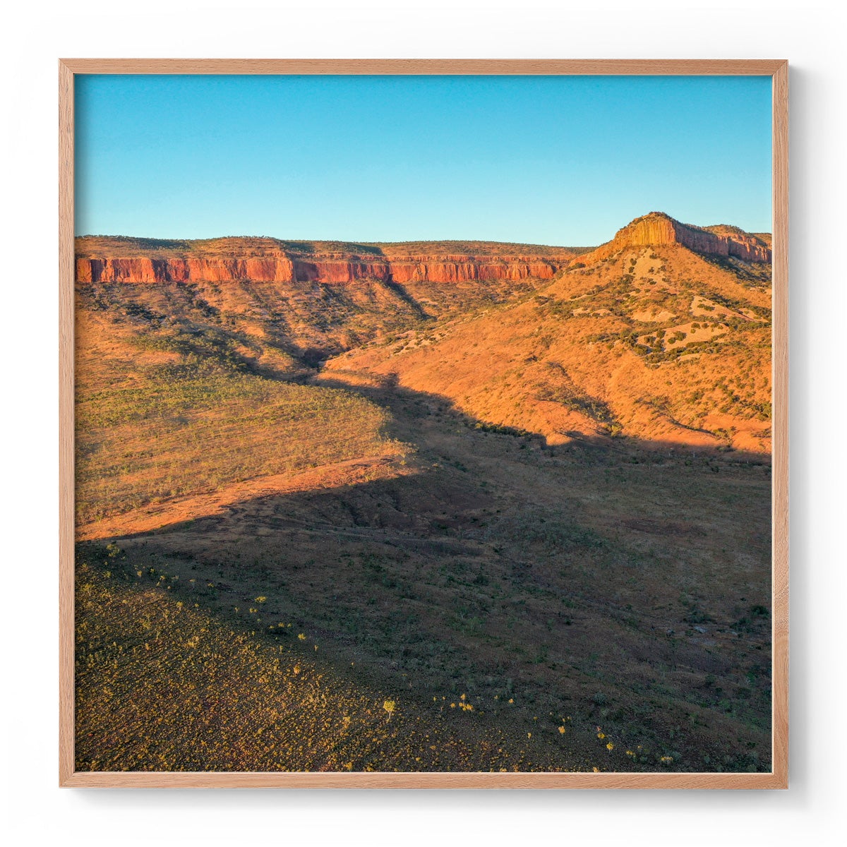 Cockburn Range Sunset - Square Framed Print