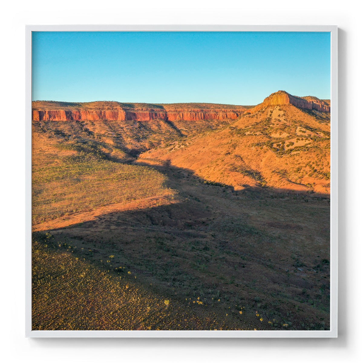 Cockburn Range Sunset - Square Framed Print