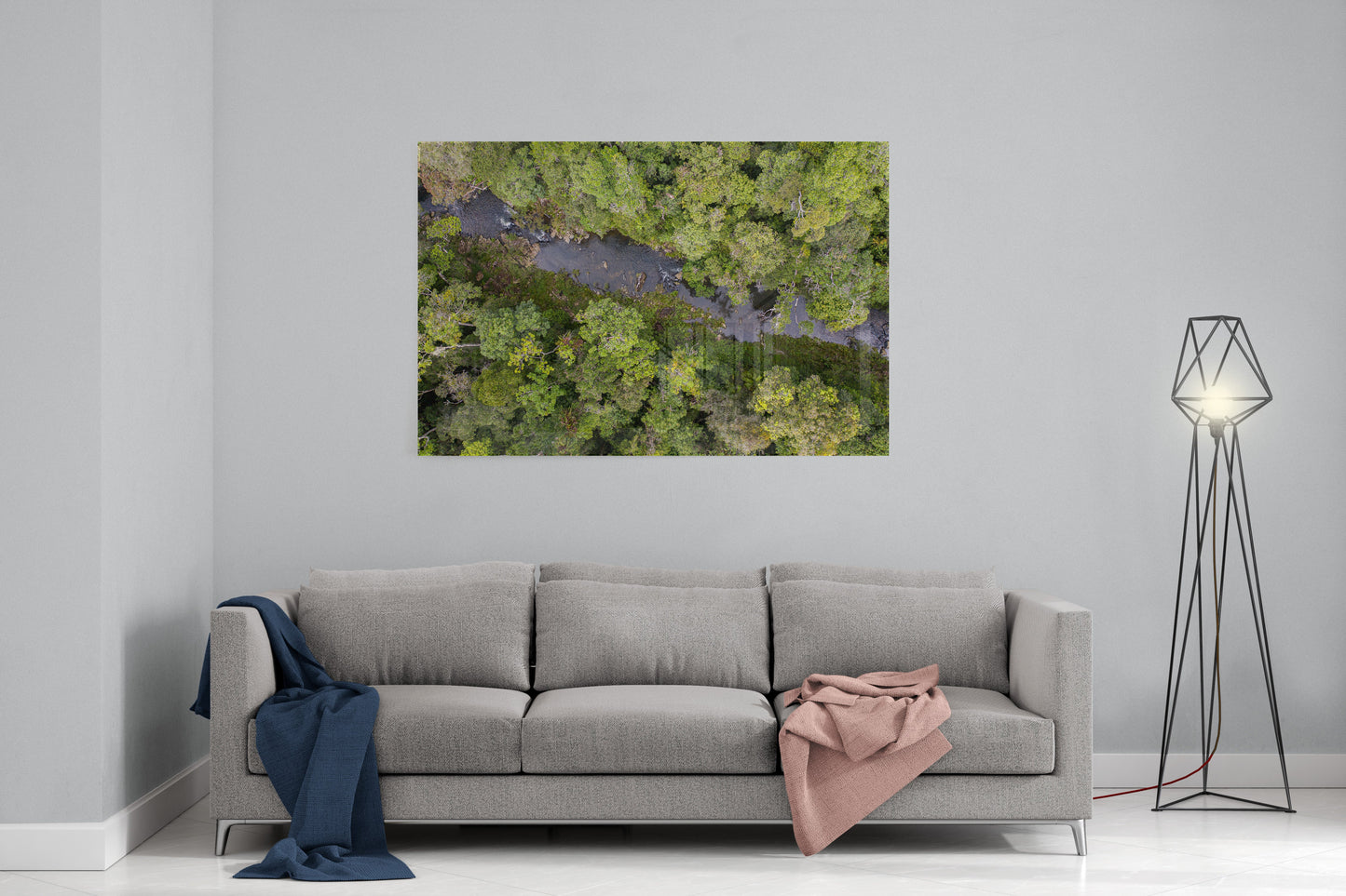 Windin Creek in the Rainforest #2 - Acrylic Print