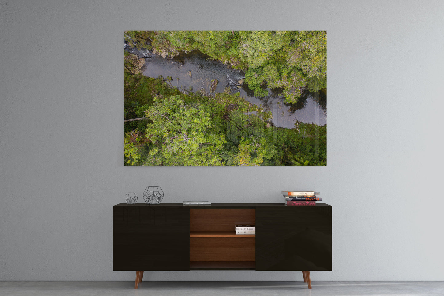 Windin Creek in the Rainforest #1 - Acrylic Print