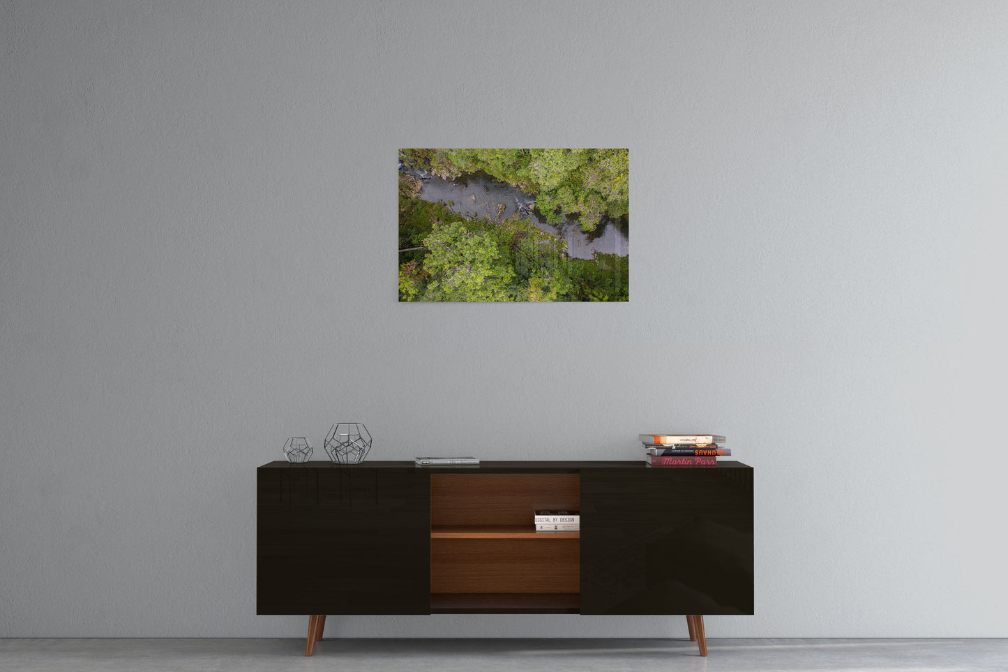 Windin Creek in the Rainforest #1 - Acrylic Print