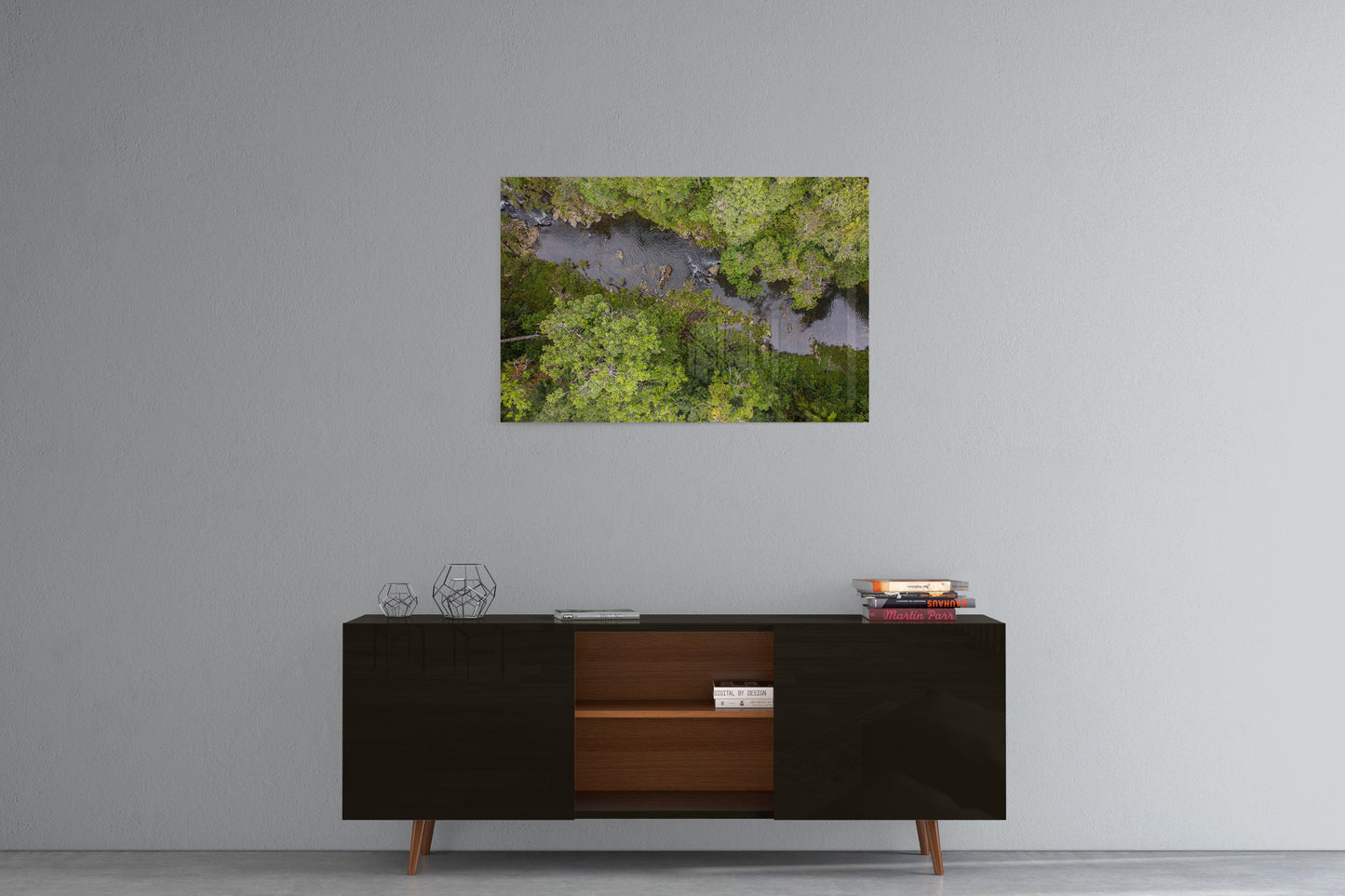 Windin Creek in the Rainforest #1 - Acrylic Print