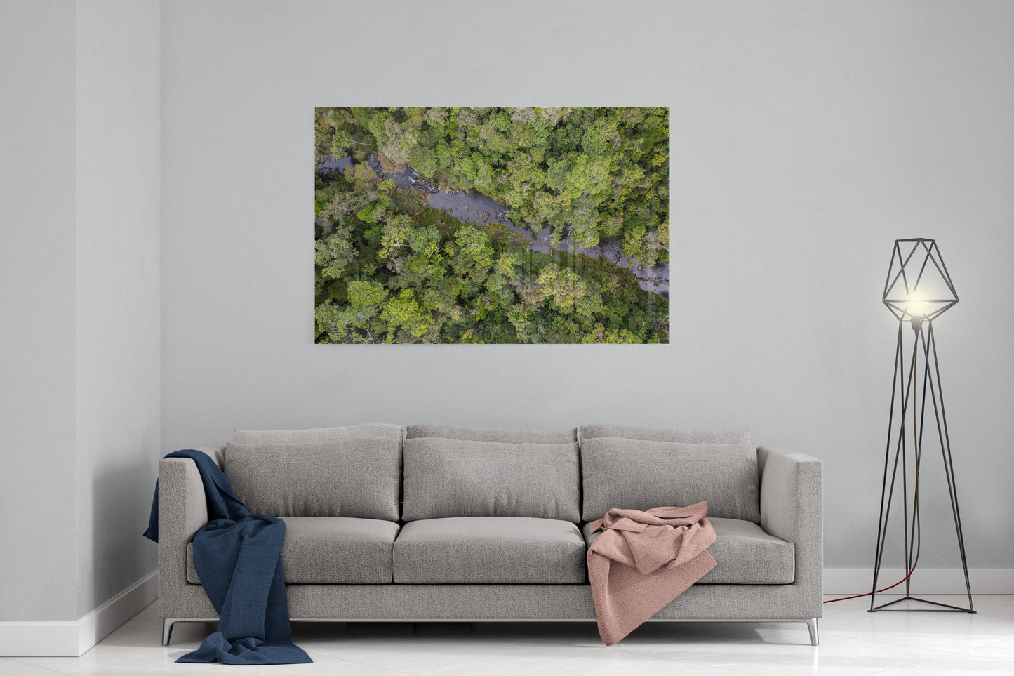 Windin Creek in the Rainforest #3 - Acrylic Print