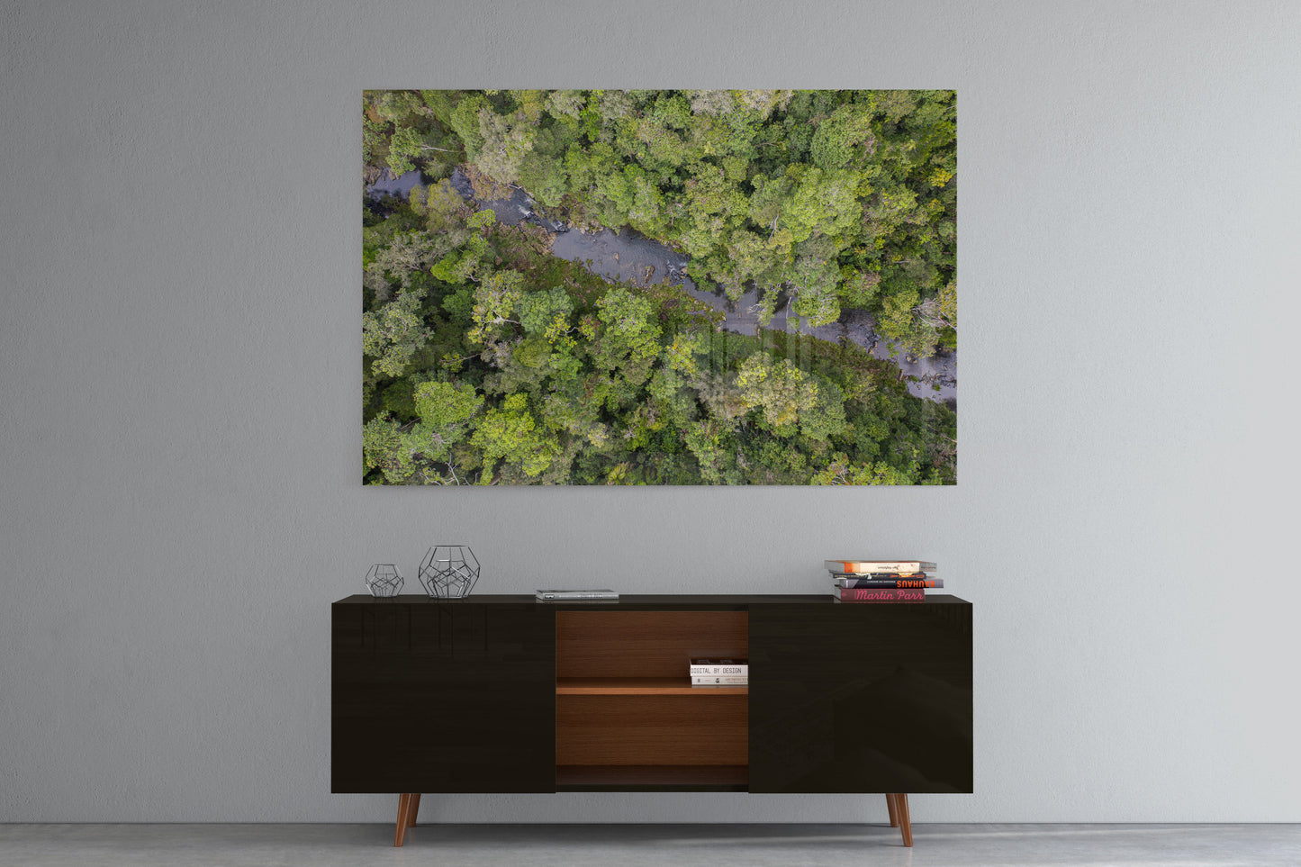 Windin Creek in the Rainforest #3 - Acrylic Print