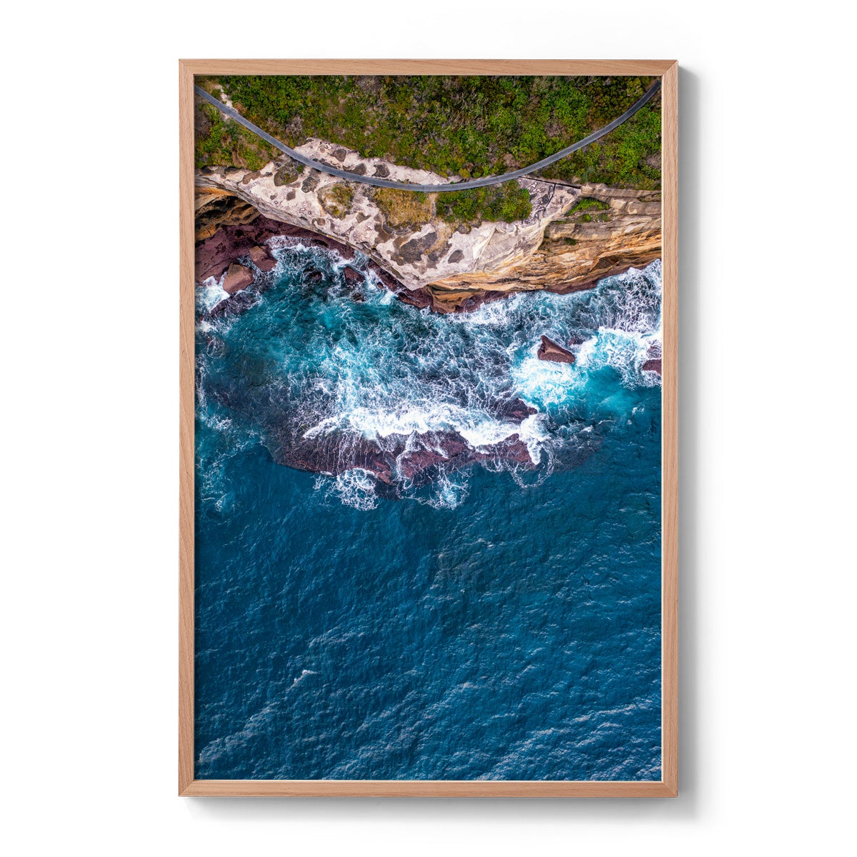 Kurnell Coastline Walk - Framed Print