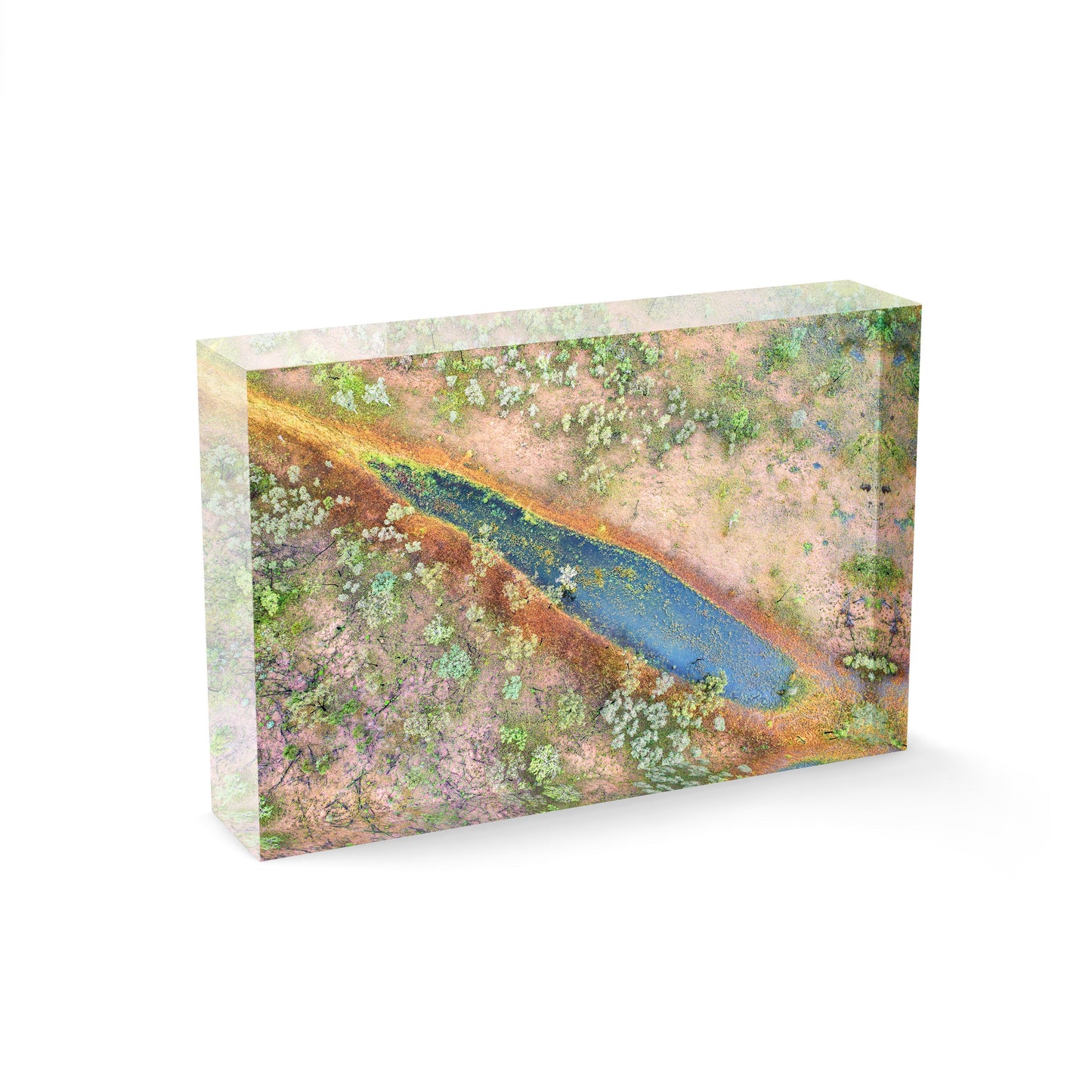 Dampier Peninsula Pond Abstract - Acrylic ICE Block