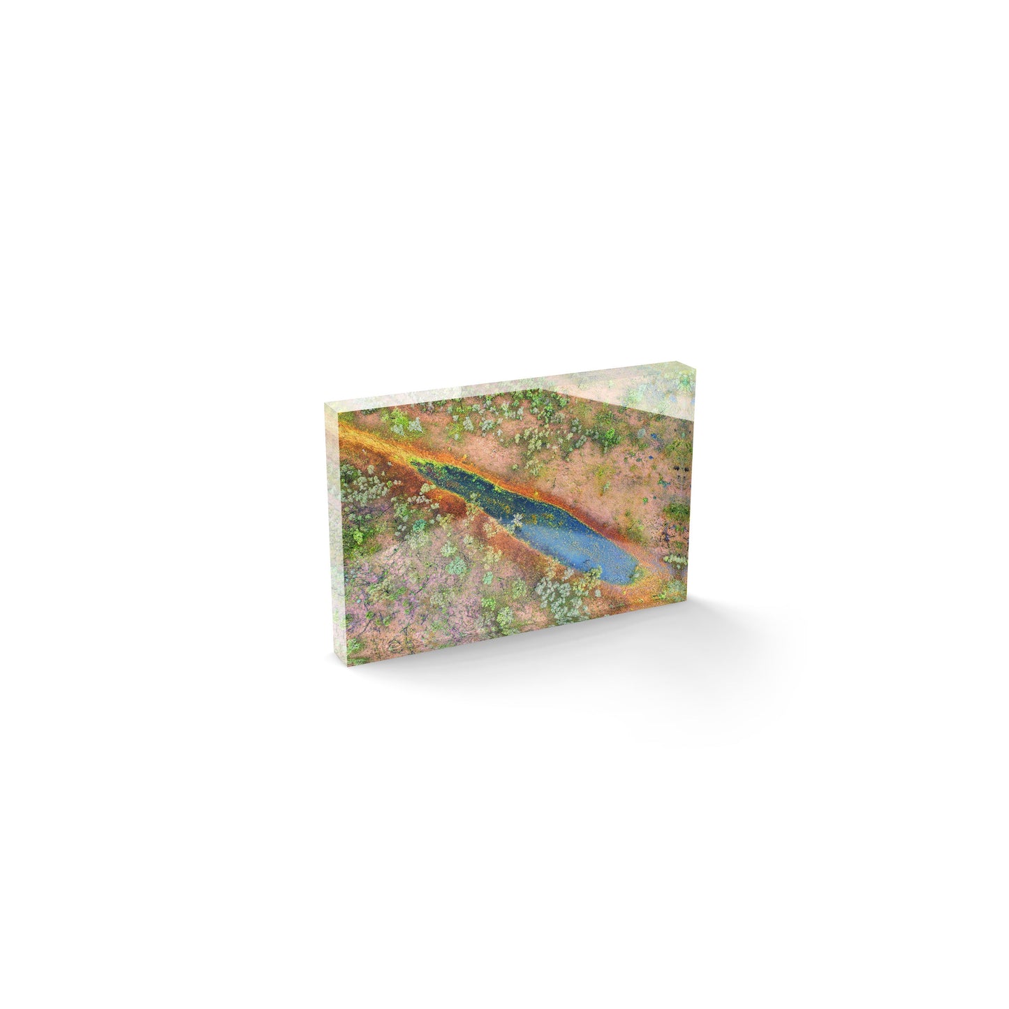 Dampier Peninsula Pond Abstract - Acrylic ICE Block