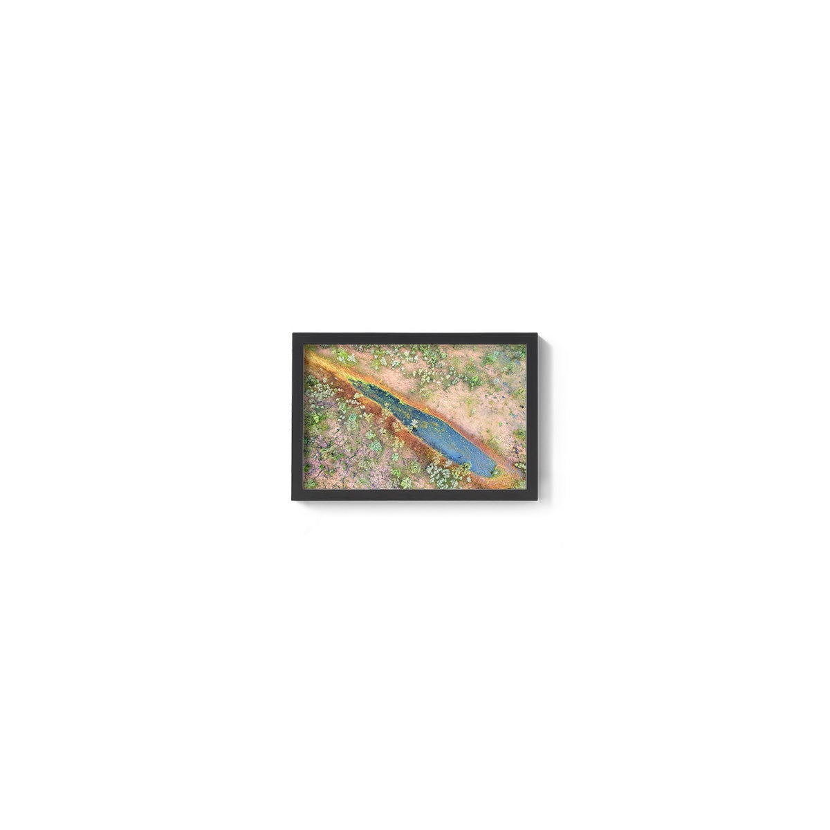 Dampier Peninsula Pond Abstract - Framed Print