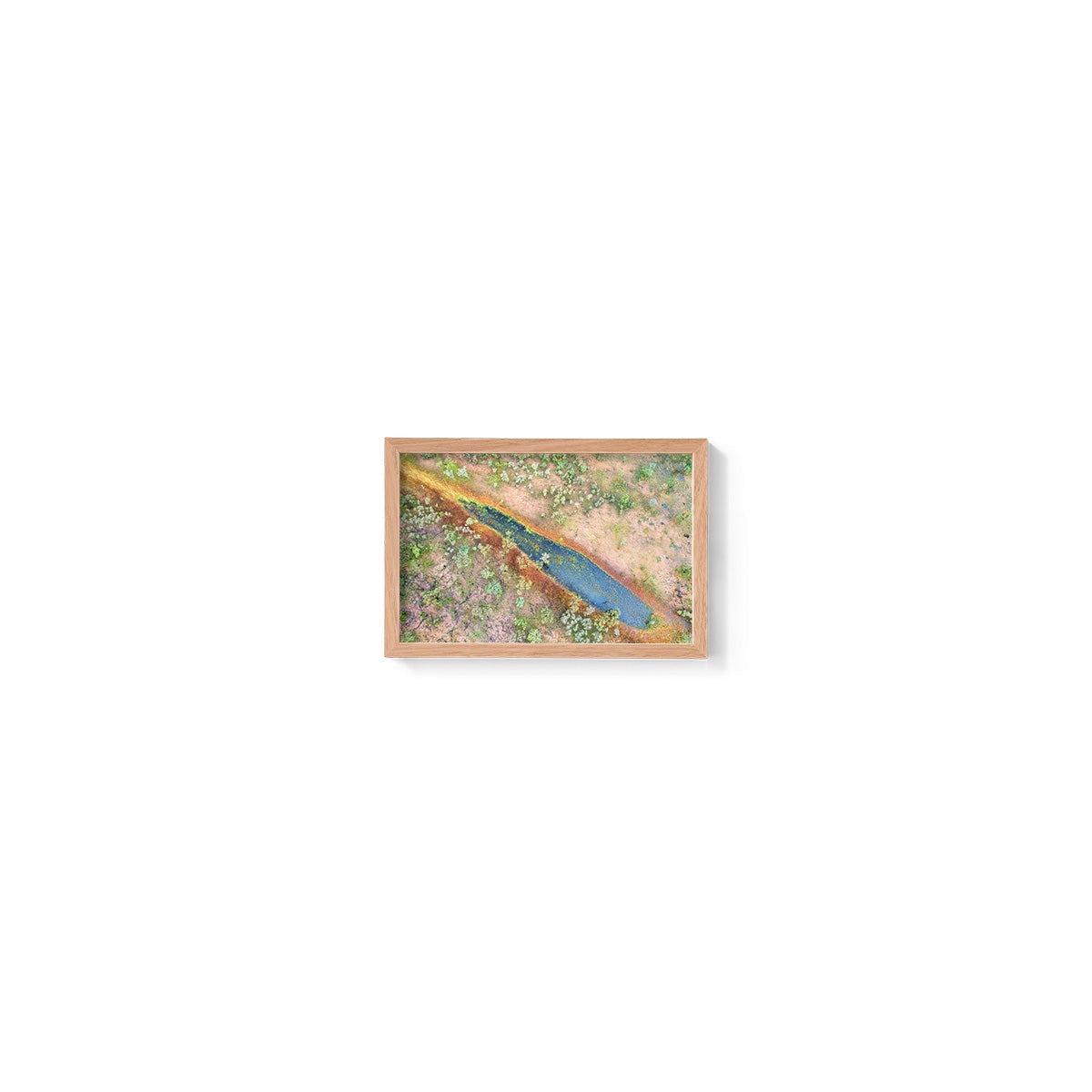 Dampier Peninsula Pond Abstract - Framed Print