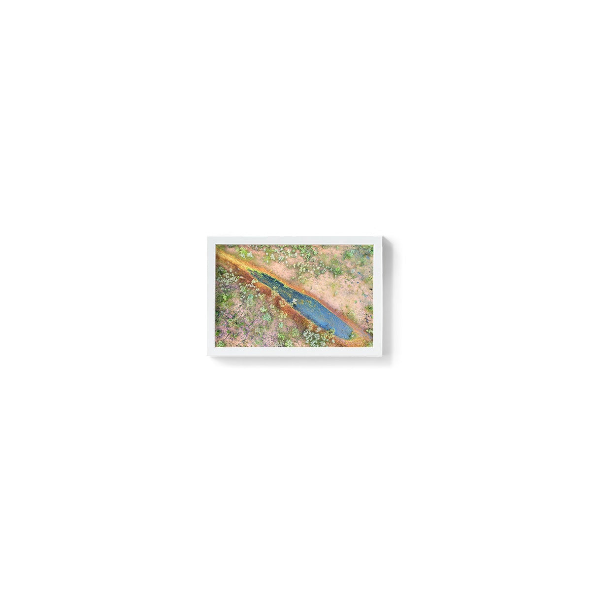 Dampier Peninsula Pond Abstract - Framed Print