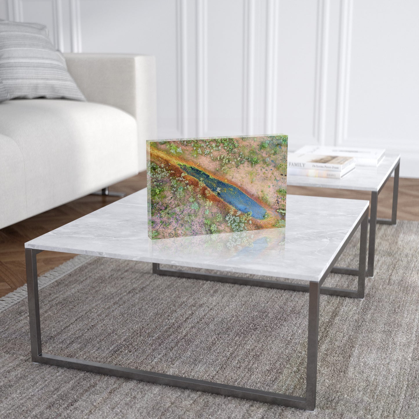 Dampier Peninsula Pond Abstract - Acrylic ICE Block