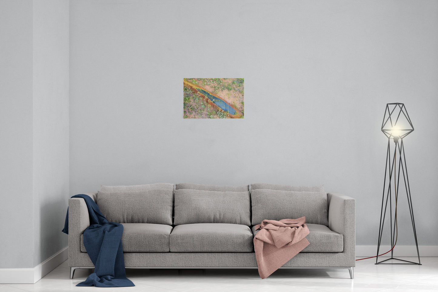 Dampier Peninsula Pond Abstract - Acrylic Print