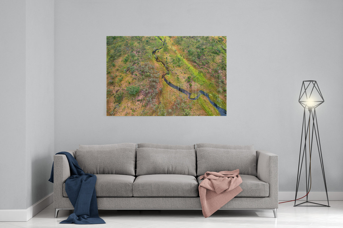 Dampier Peninsula Creek Abstract - Acrylic Print