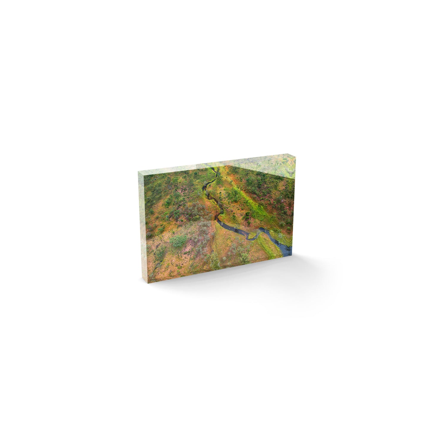 Dampier Peninsula Creek Abstract - Acrylic ICE Block