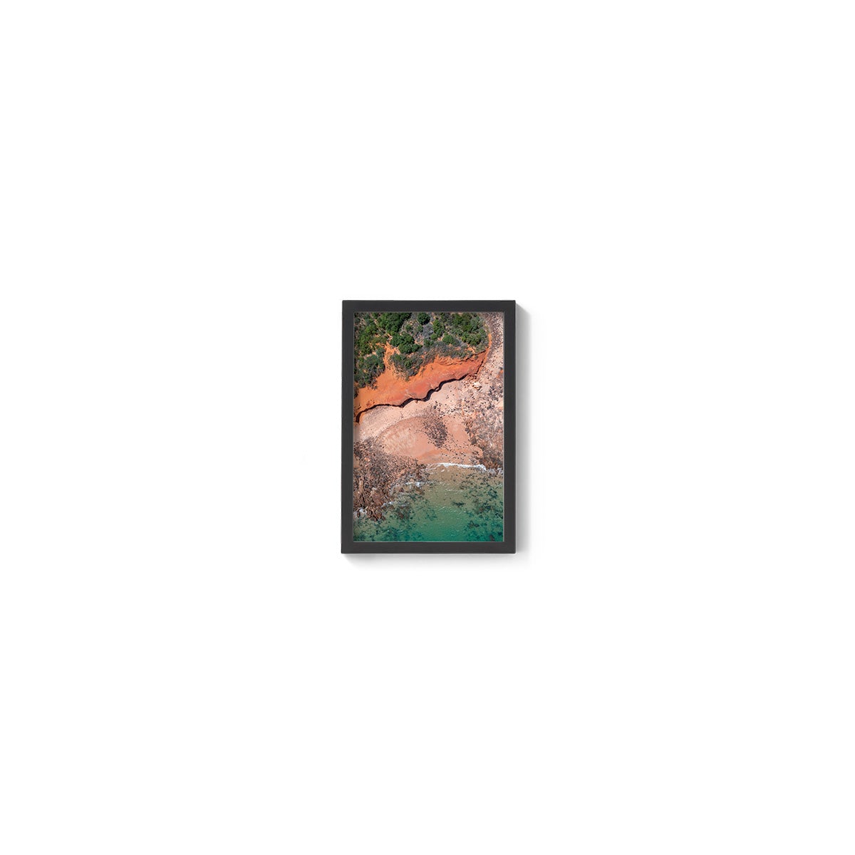 Riddell Beach Curves, Lurujarri Walk - Framed Print