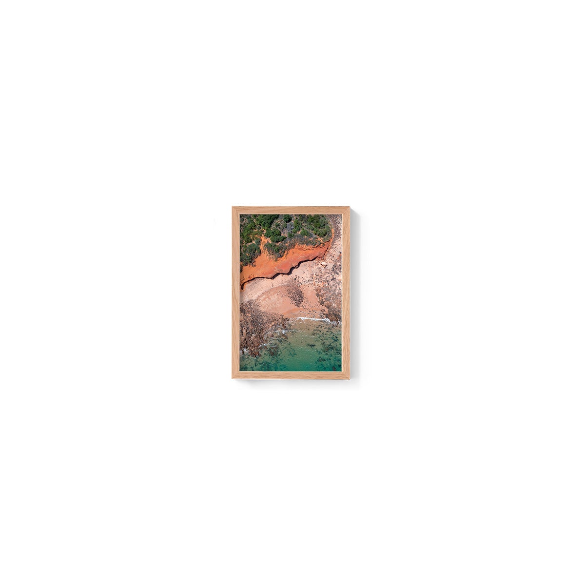 Riddell Beach Curves, Lurujarri Walk - Framed Print