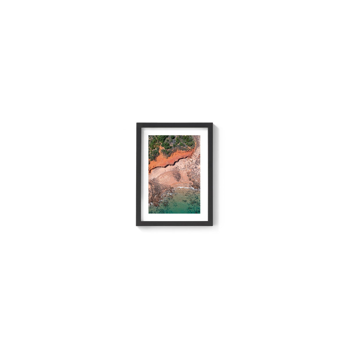 Riddell Beach Curves, Lurujarri Walk - Framed Print
