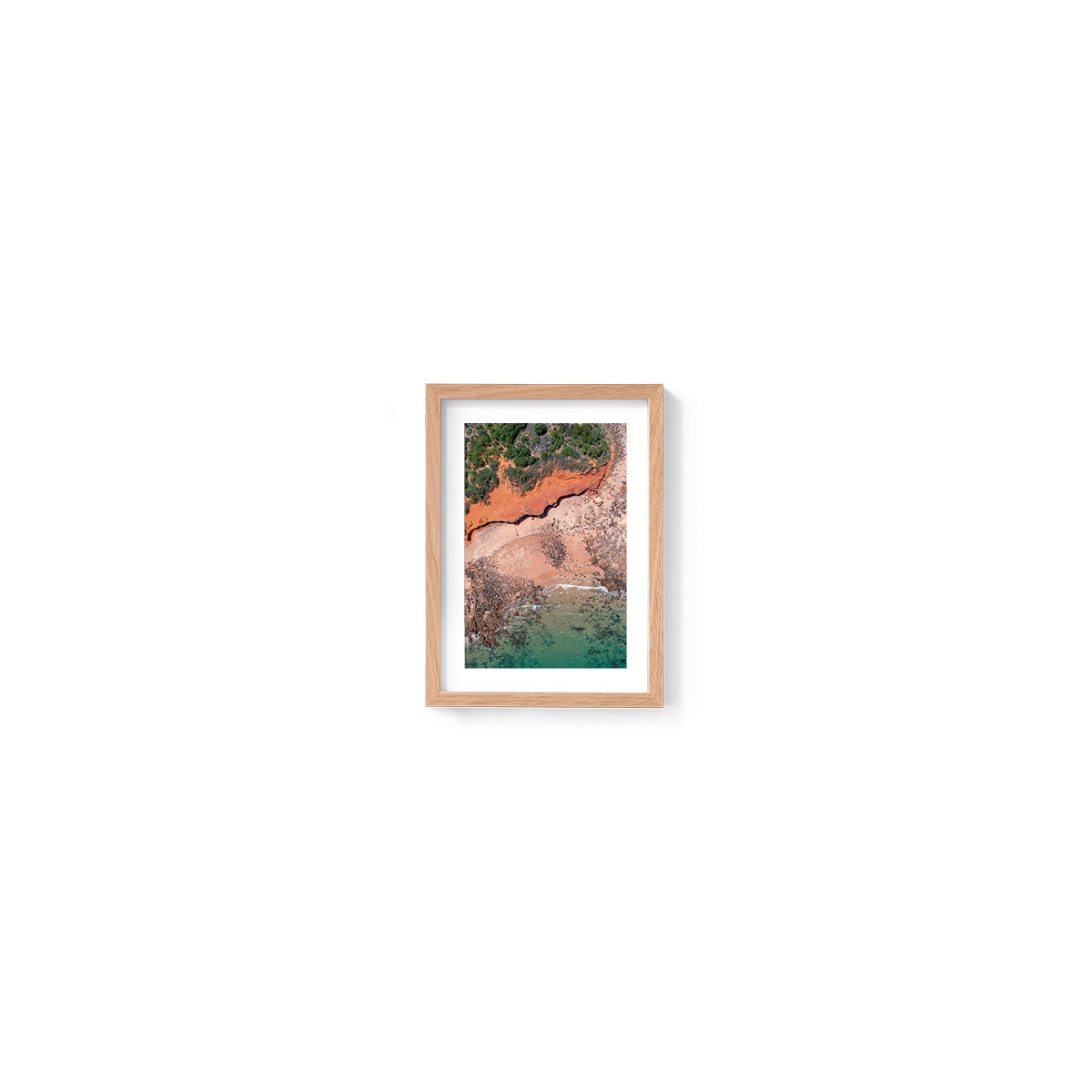 Riddell Beach Curves, Lurujarri Walk - Framed Print