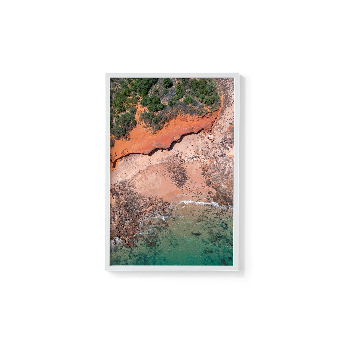 Riddell Beach Curves, Lurujarri Walk - Framed Print