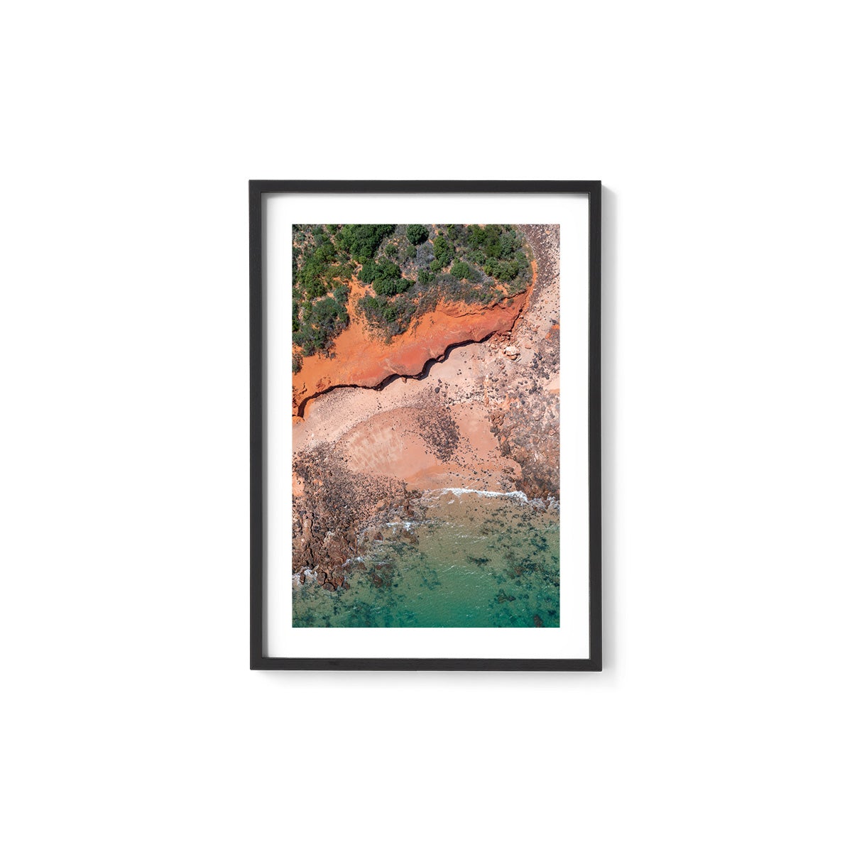 Riddell Beach Curves, Lurujarri Walk - Framed Print