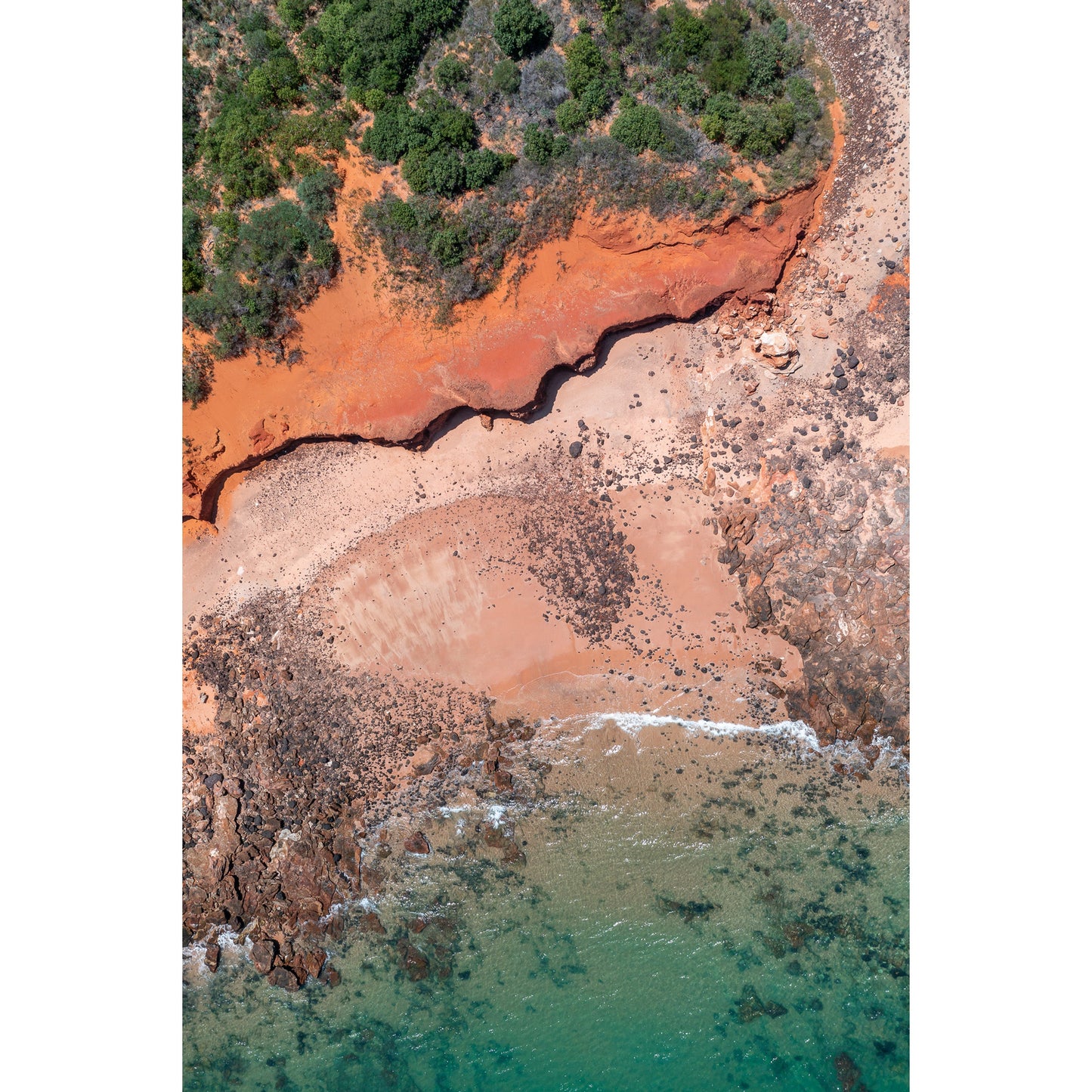 Riddell Beach Curves, Lurujarri Walk - Acrylic ICE Block
