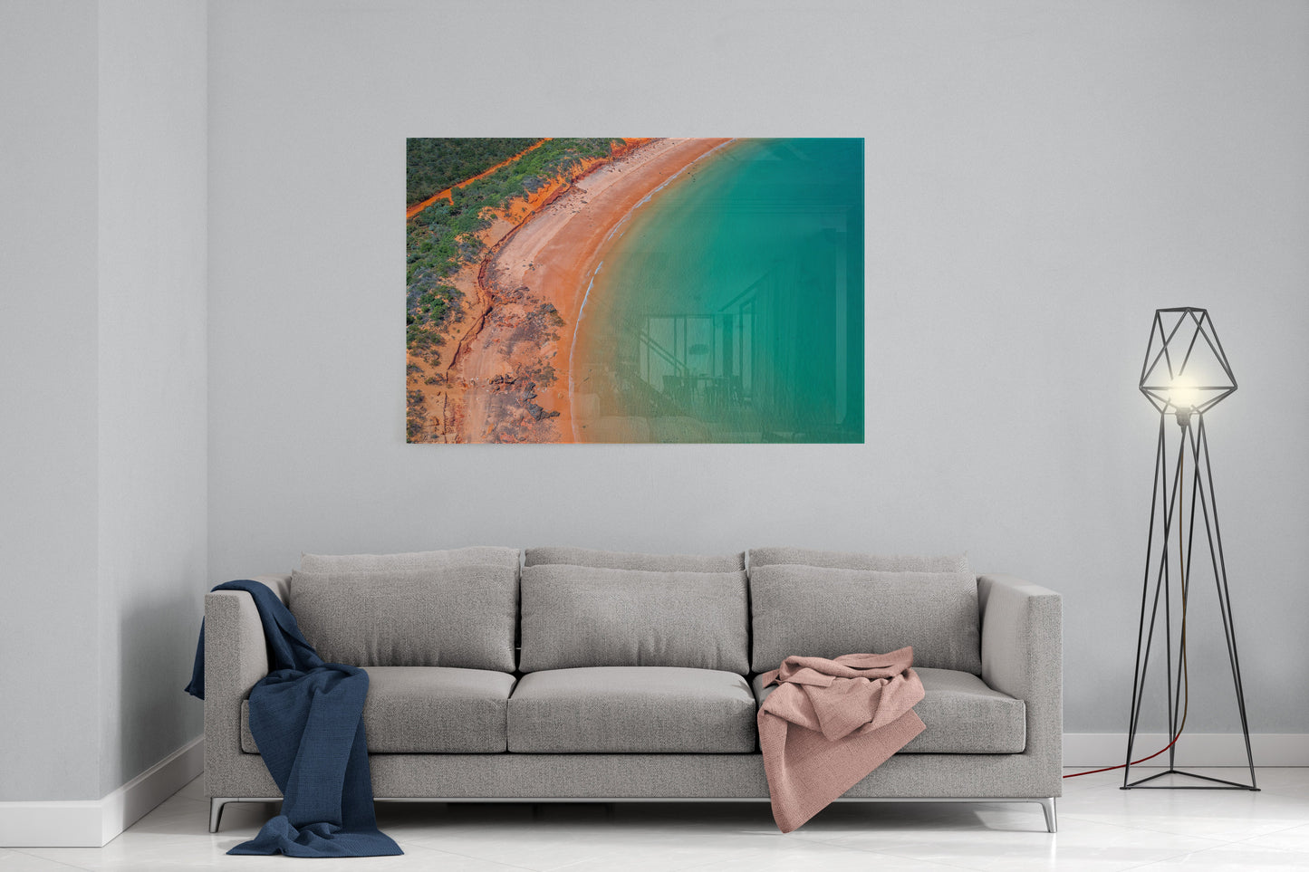 Riddell Beach Aerial, Lurujarri Walk - Acrylic Print