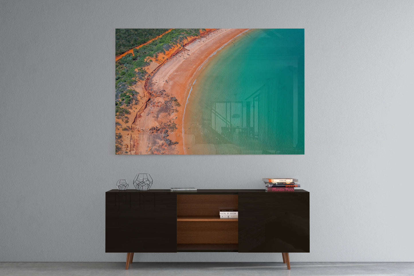 Riddell Beach Aerial, Lurujarri Walk - Acrylic Print