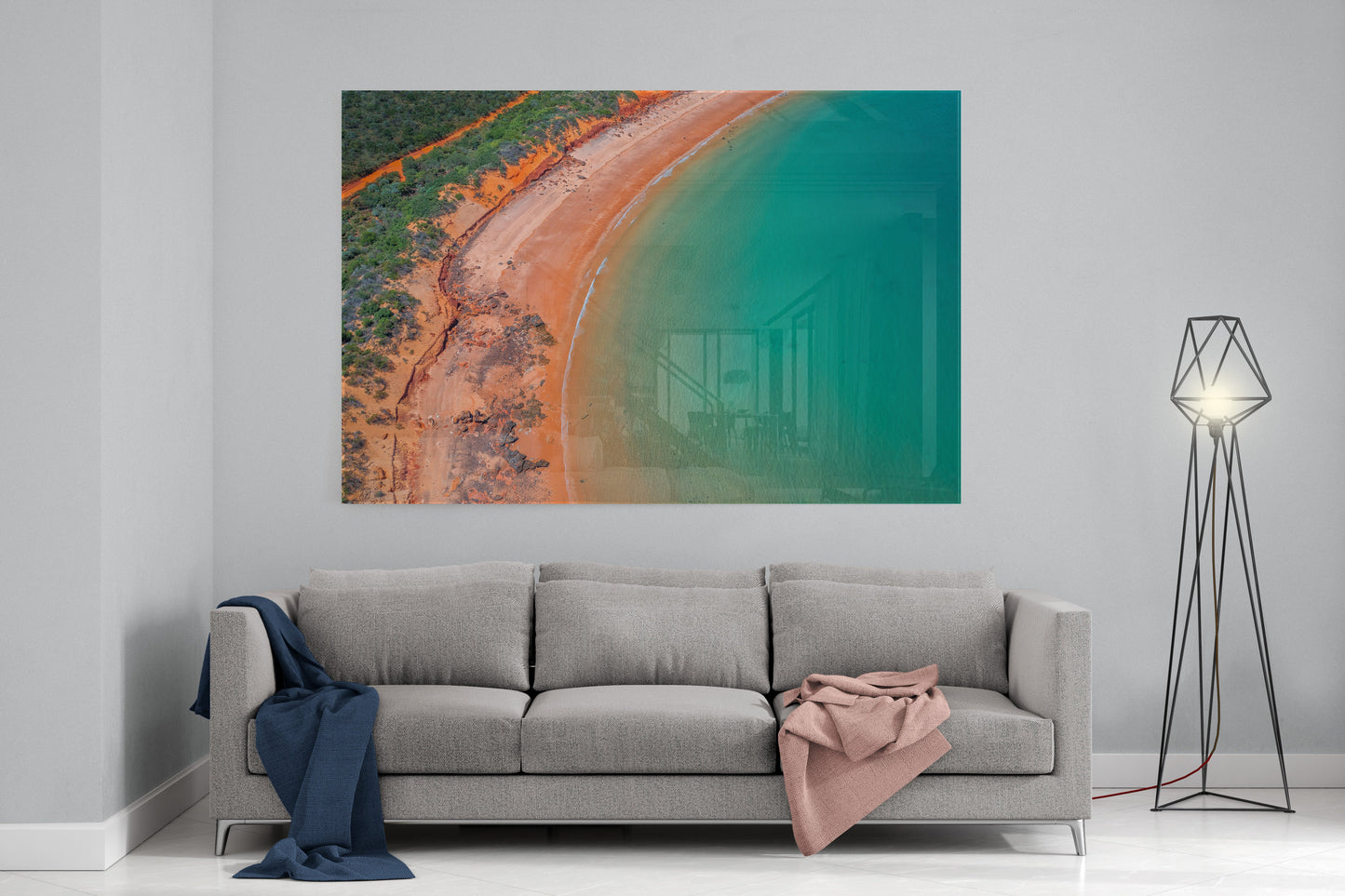 Riddell Beach Aerial, Lurujarri Walk - Acrylic Print