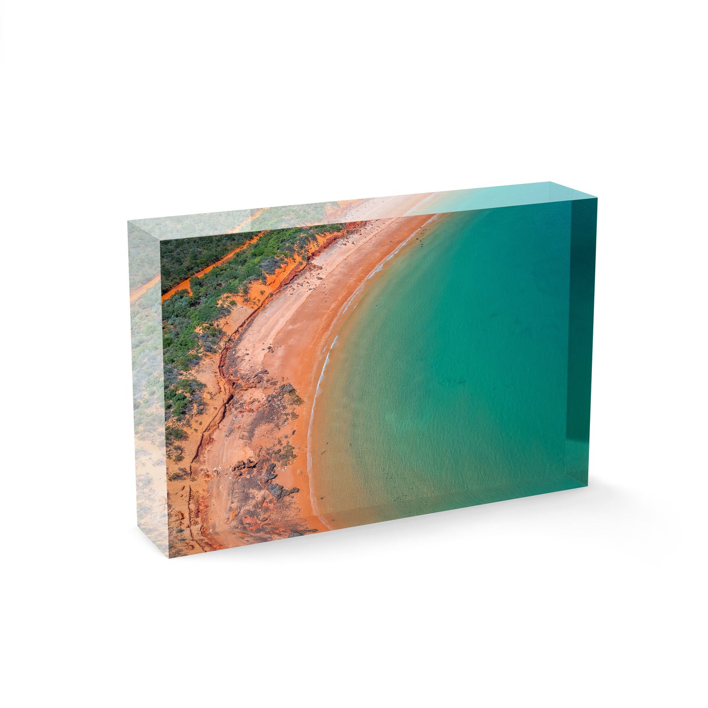 Riddell Beach Aerial, Lurujarri Walk - Acrylic ICE Block