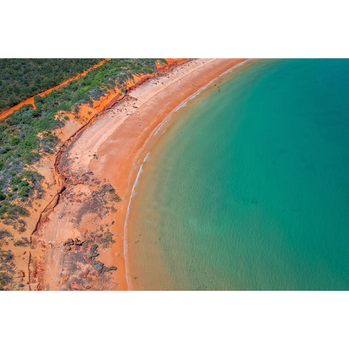 Riddell Beach Aerial, Lurujarri Walk - Acrylic Print