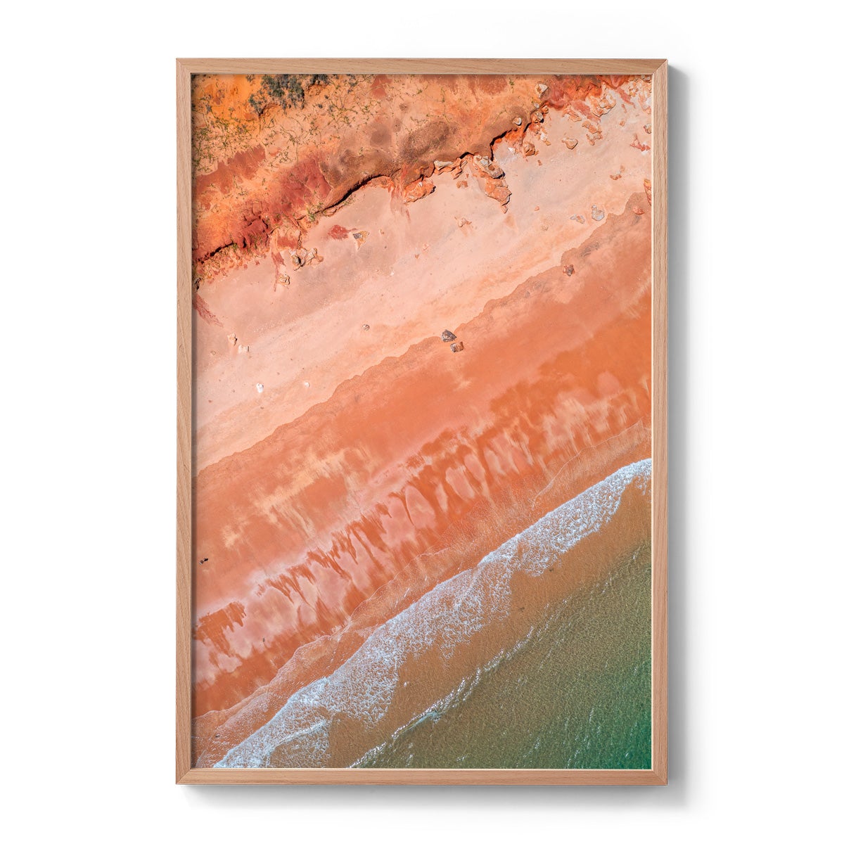 Riddell Beach Abstract - Framed Print