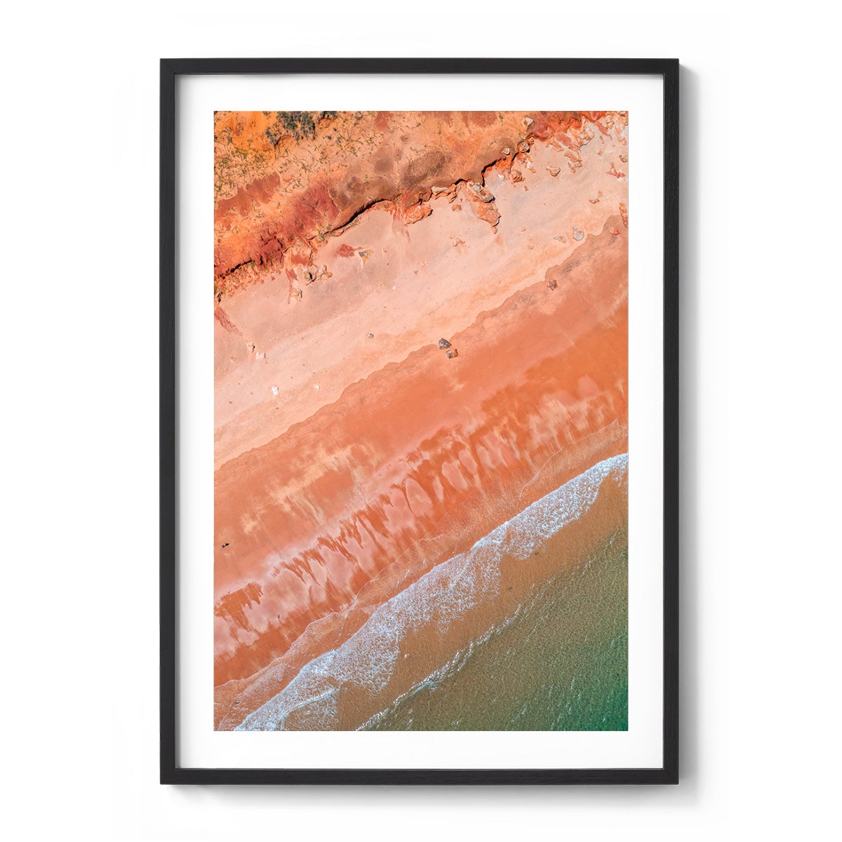 Riddell Beach Abstract - Framed Print