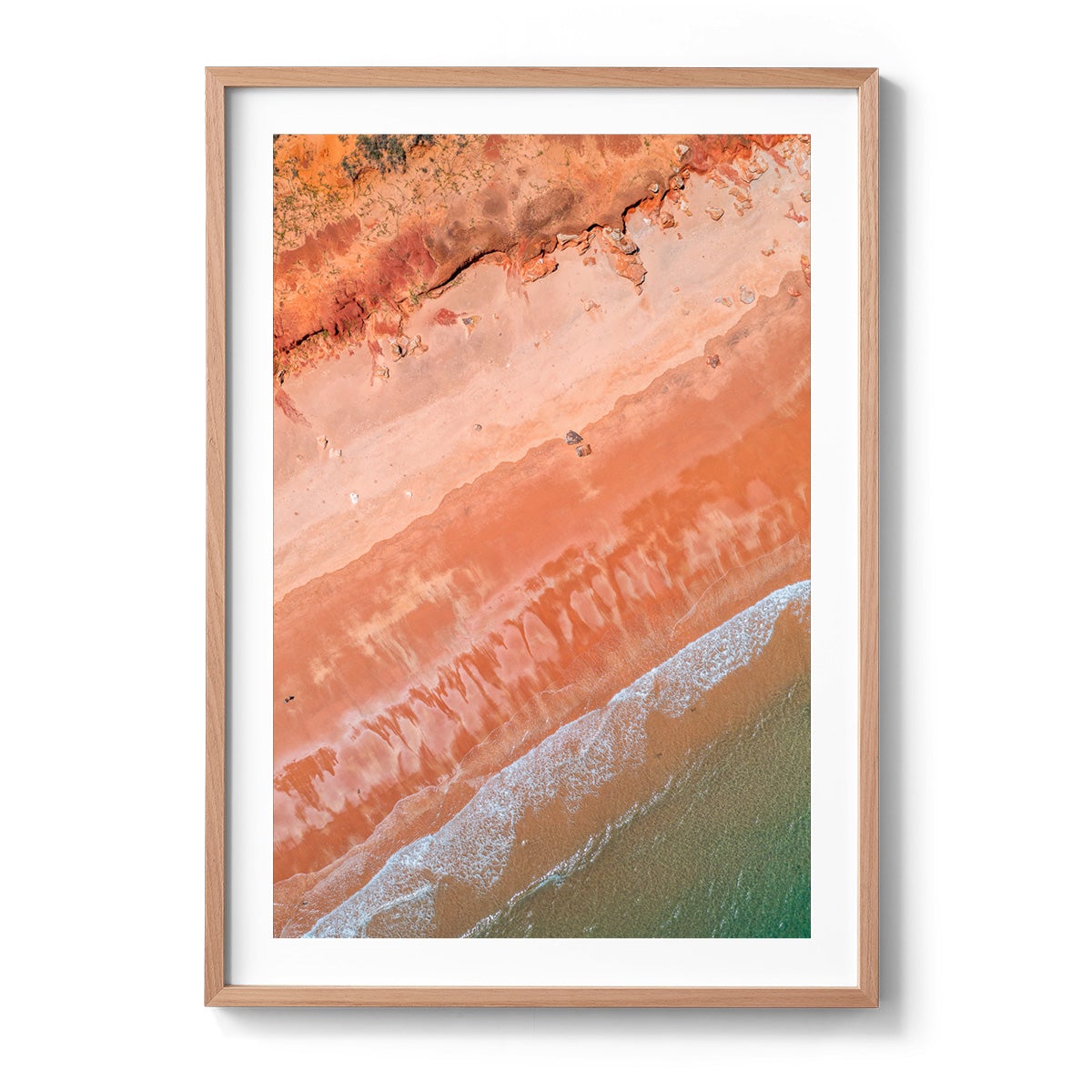 Riddell Beach Abstract - Framed Print
