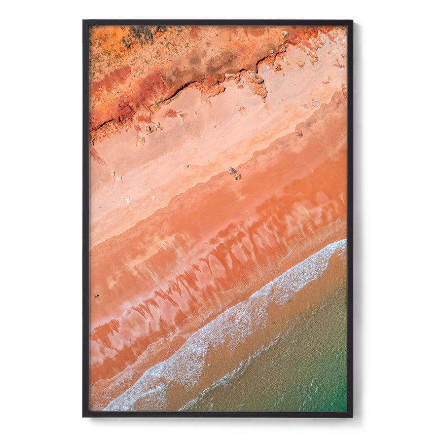 Riddell Beach Abstract - Framed Print