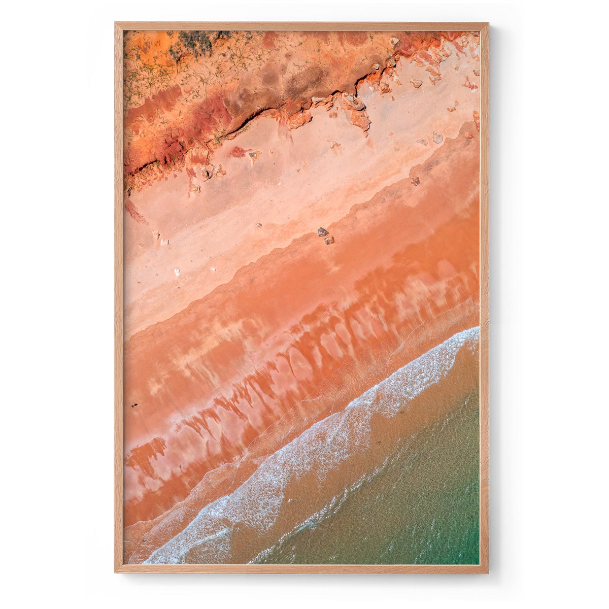 Riddell Beach Abstract - Framed Print