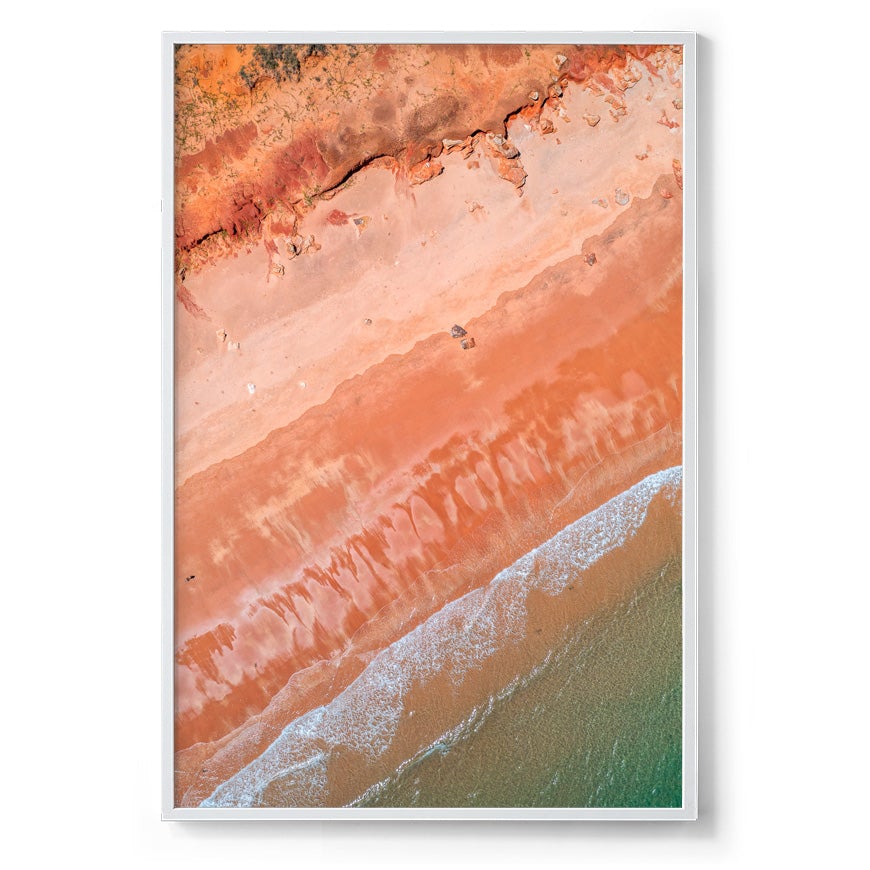 Riddell Beach Abstract - Framed Print