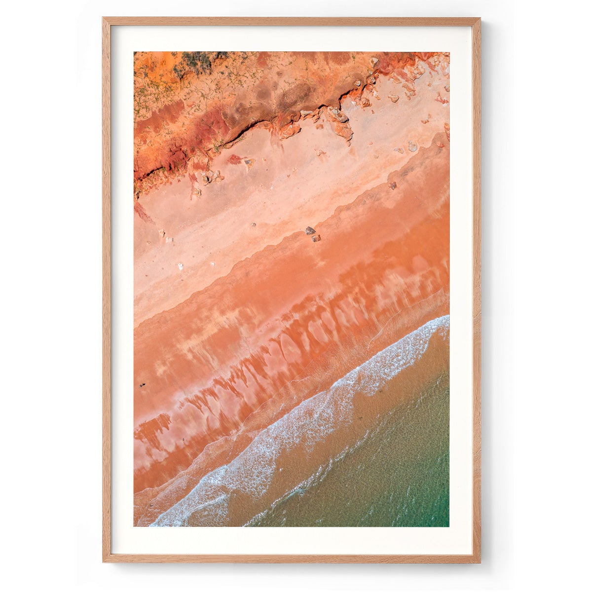 Riddell Beach Abstract - Framed Print
