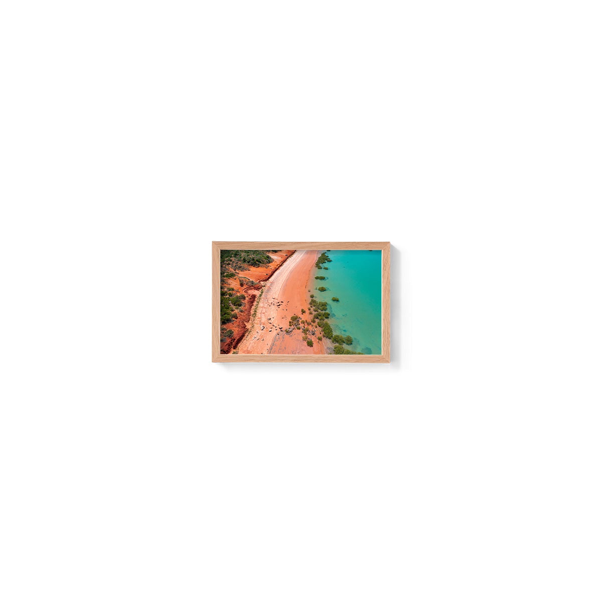 Entrance Point as the Tide Recedes. - Framed Print