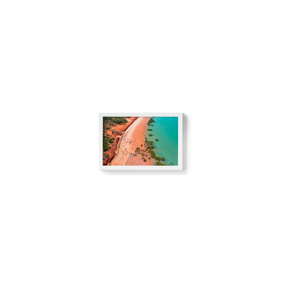 Entrance Point as the Tide Recedes. - Framed Print