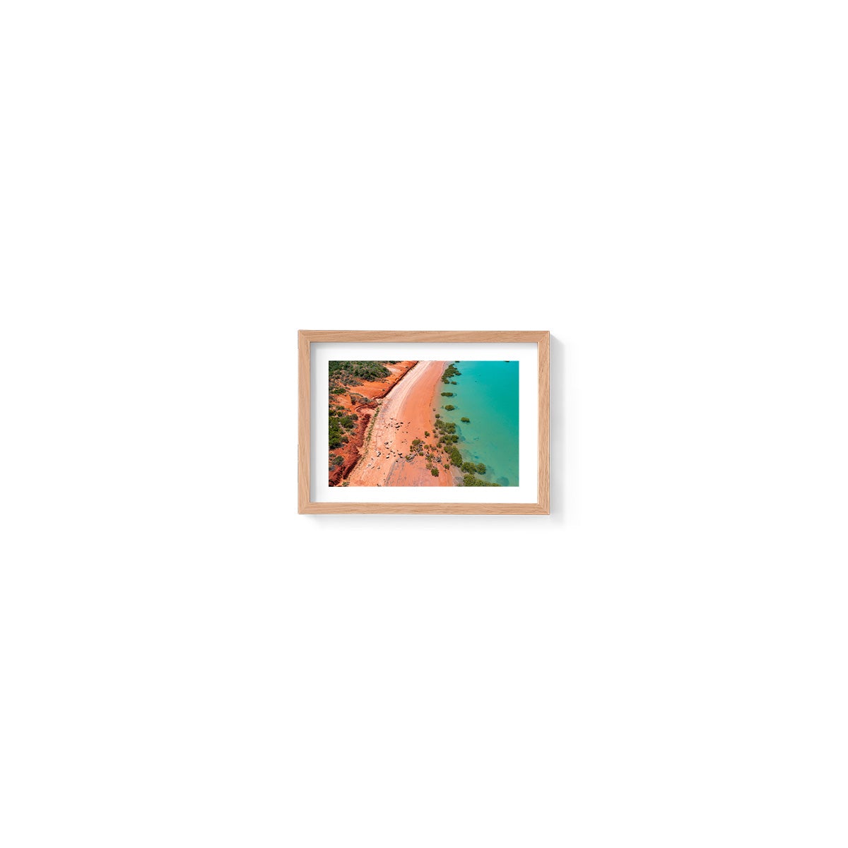 Entrance Point as the Tide Recedes. - Framed Print