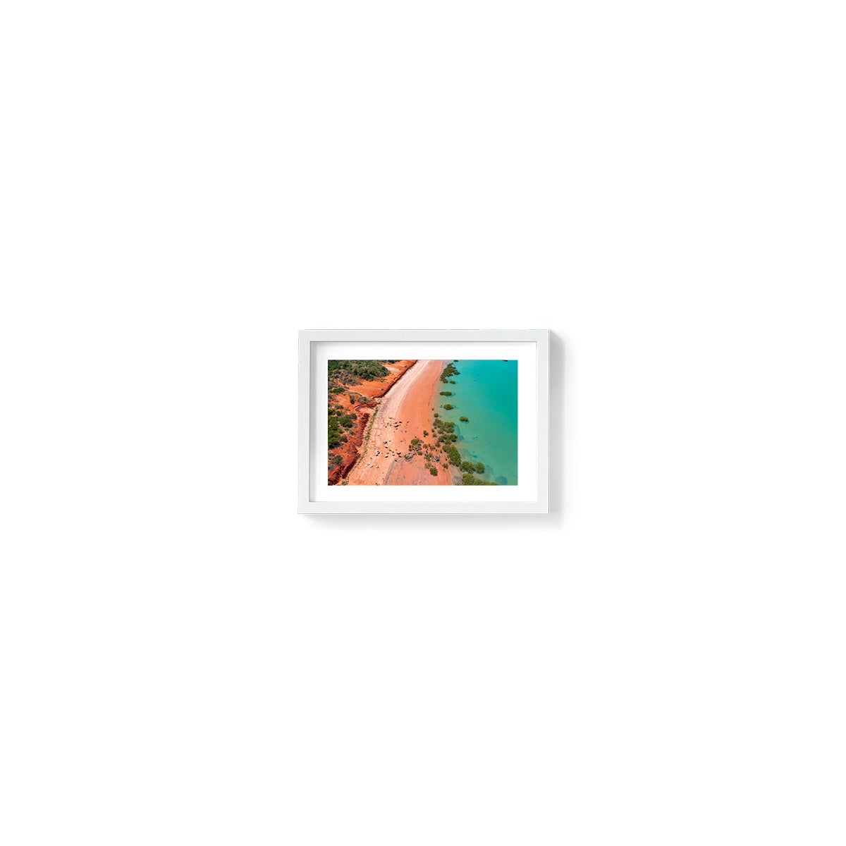 Entrance Point as the Tide Recedes. - Framed Print